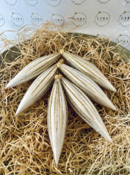 Vánoční paprsky - perleťově zlatá - rakety 6ks Vánoční paprsky - perleťově zlatá - rakety 6ks